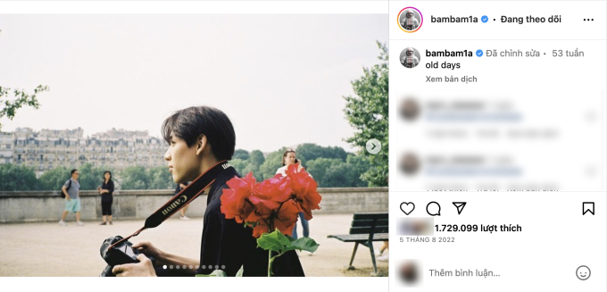 BamBam hứng chịu chỉ trích vì bài đăng nhớ lại tour diễn năm xưa, sau đó phải xoá đi và đăng lại bài mới