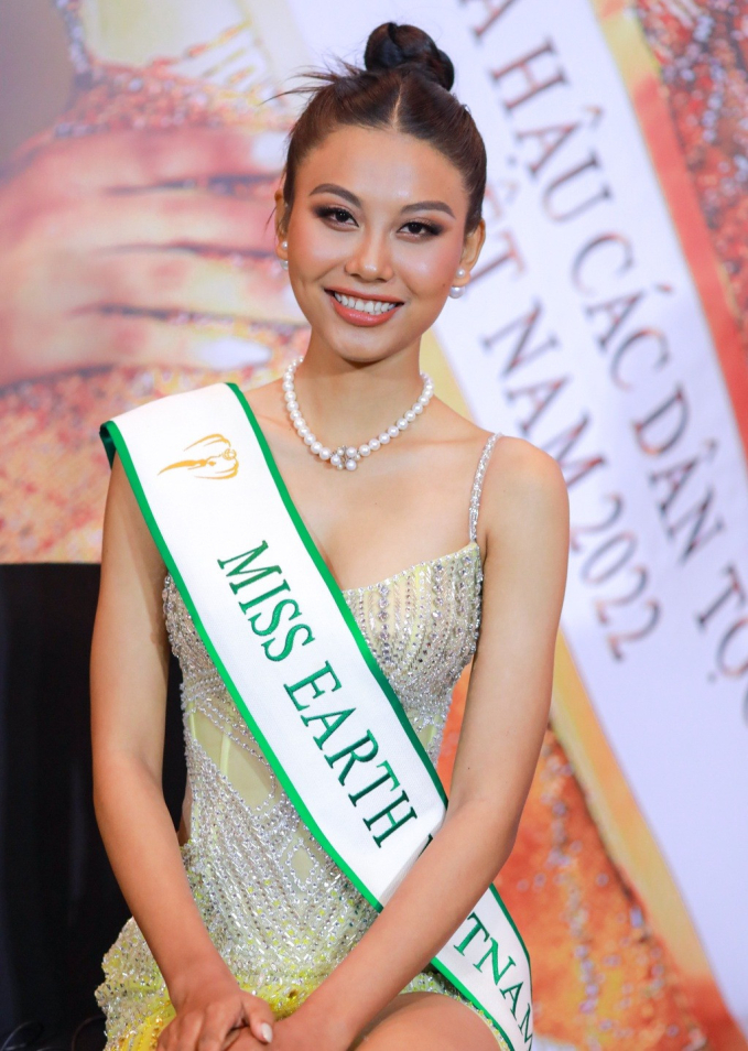 Thạch Thu Thảo là đại diện của Việt Nam tham gia Miss Earth 2022 và dừng chân ở top 20. Ảnh: FBNV