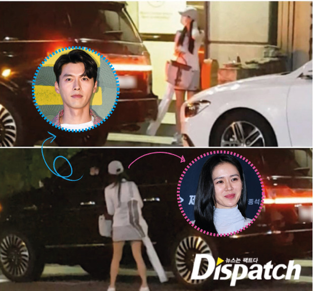 Trước đó, Dispatch đã chụp được ảnh Hyun Bin đến đón Son Ye Jin đi đánh golf
