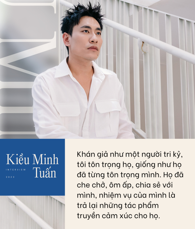 Kiều Minh Tuấn: Tôi từng cho khán giả biết về đời tư nhưng nó gây phiền toái trong việc làm nghề