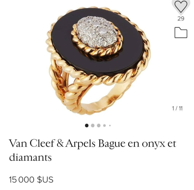Chiếc nhẫn Van Cleef của 