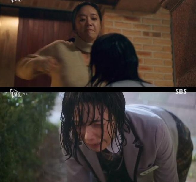 Nhân vật Da Mi bị bạo hành bởi chính mẹ ruột - Ảnh: SBS