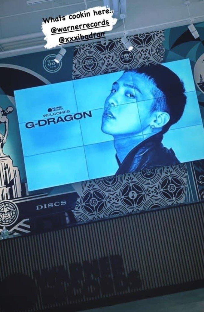G-Dragon hợp tác cùng Warner Records