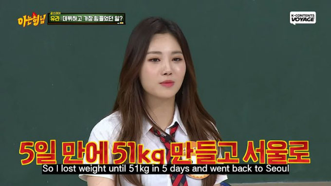Yura giảm thành công 2kg chỉ trong 5 ngày. Nữ ca sĩ cho biết thêm trong suốt thời gian đó, cô chỉ ăn rau xanh mỗi ngày