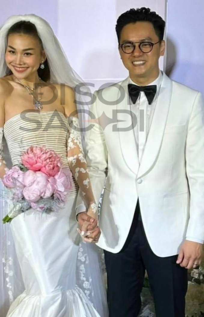 Thanh Hằng và chồng nhạc trưởng lộ diện trong lễ cưới tại TP.HCM