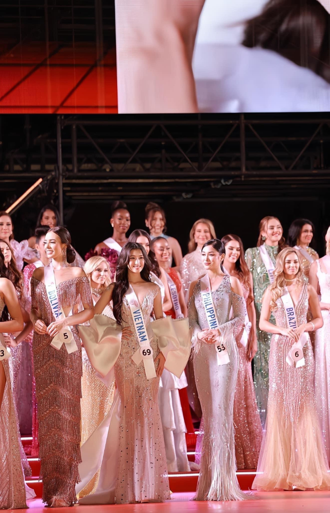 Thành tích Phương Nhi tại Miss International 2023 là Top 15 chung cuộc 