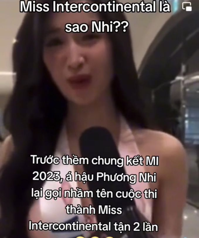 Phương Nhi gây tranh cãi vì đọc tên cuộc thi Miss International thành Miss Intercontinental 2 lần trước thềm Chung kết