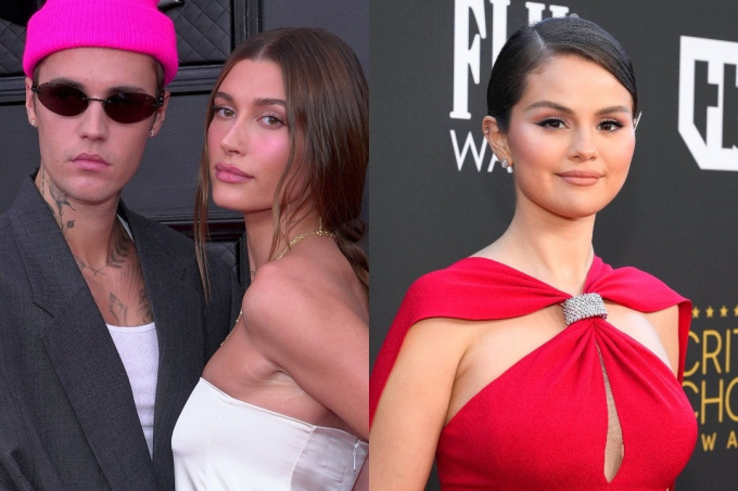 Nhiều fan chỉ ra nét tương đồng của Justin Bieber, Hailey Baldwin và Selena Gomez...
