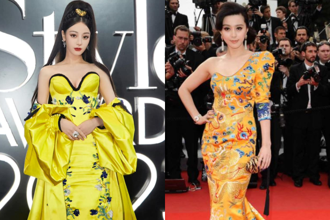 Nữ diễn viên bị một bộ phận netizen chỉ trích đang cố bắt chước tạo hình kinh điển của Phạm Băng Băng