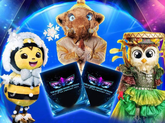 Ca sĩ mặt nạ mùa 2 tung ảnh 3 mascot để quảng bá cho concert Chung kết. Đây đều là những mascot sở hữu lượng fan khủng trong chương trình năm nay