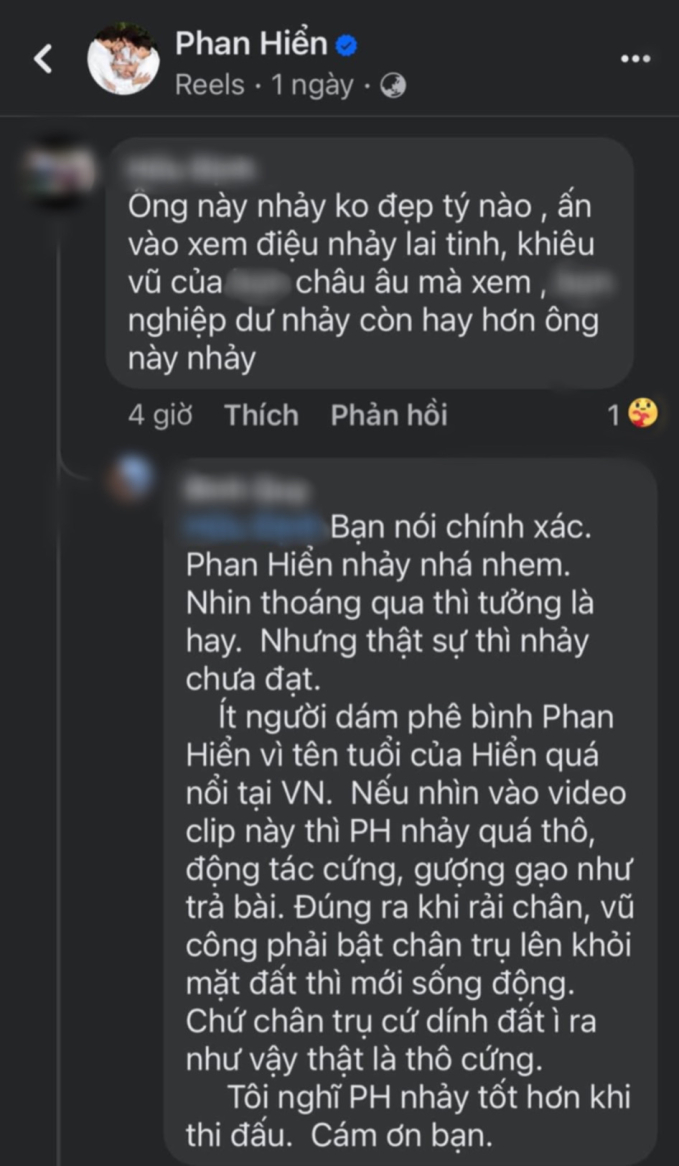 Phan Hiển bị netizen chê bai cách nhảy gượng gạo, như trả bài
