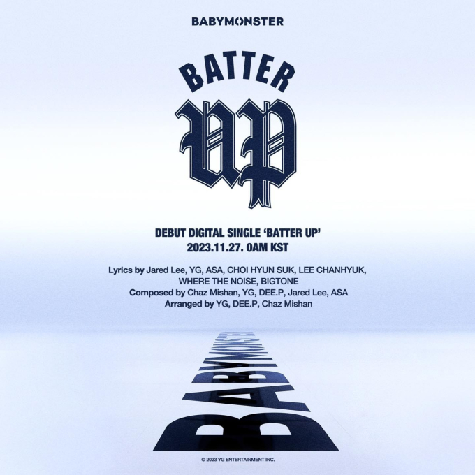 YG hé lộ toàn bộ đội ngũ làm nhạc cho ca khúc debut BABYMONSTER - Batter Up