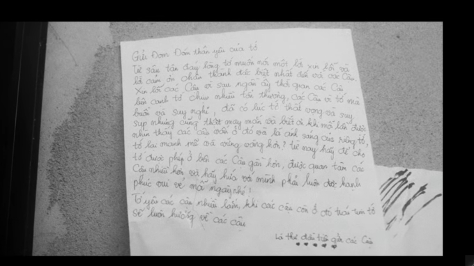 Jack viết thư tay gửi gắm lời xin lỗi và cảm ơn tới người hâm mộ 