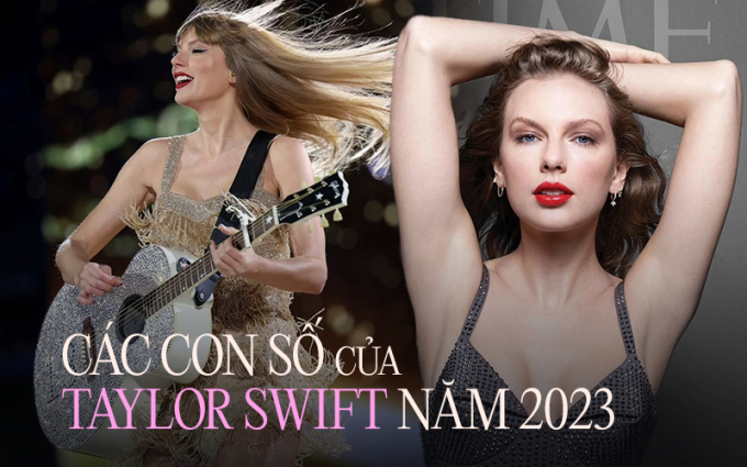 Vì sao nói Taylor Swift thống trị năm 2023: Cứ nhìn vào loạt con số này là rõ!