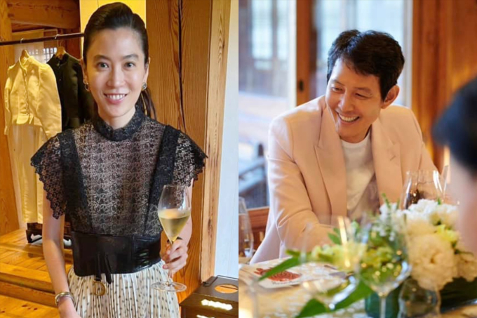 Cặp đôi Lim Se Ryung - Lee Jung Jae cùng tham dự 1 buổi tiệc do chị dâu Frédéric Arnault (doanh nhân Geraldine Guyot-Arnault) tổ chức cách đây vài tháng