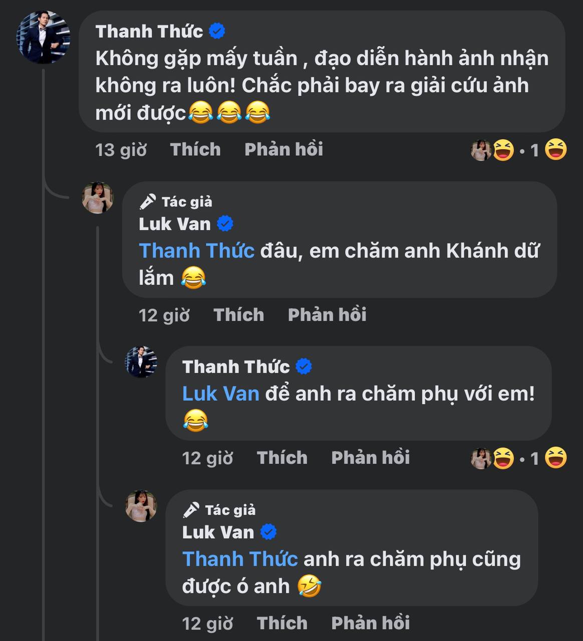 Bình luận hài hước của Thanh Thức và Luk Vân