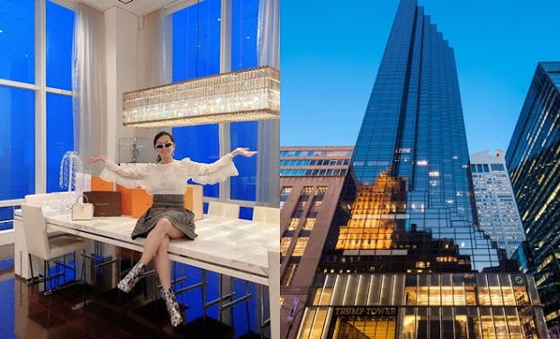 Vợ chồng Hà Phương còn sở hữu căn penthouse tầng 89 tại tòa tháp Trump World Tower nổi tiếng trị giá chục triệu đô