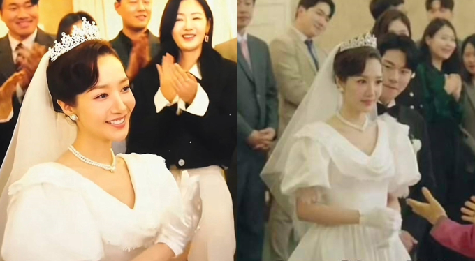 Váy cưới khi Ji Won mặc