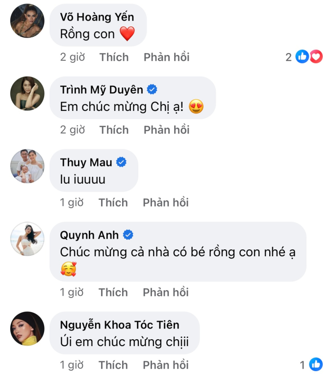 Nhiều sao Việt gửi lời chúc mừng đến Á hậu Hoàng My