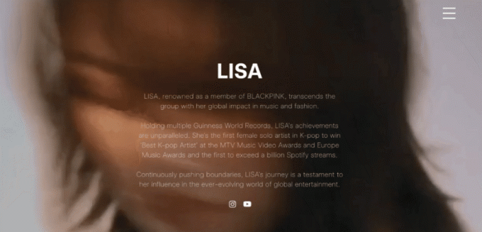 Website công ty Lisa