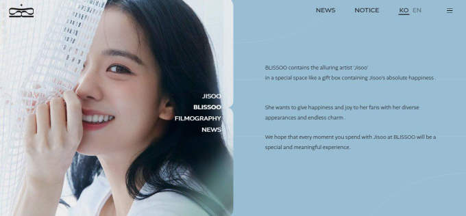 Trang web công ty BLISSOO được công bố sáng 21/2
