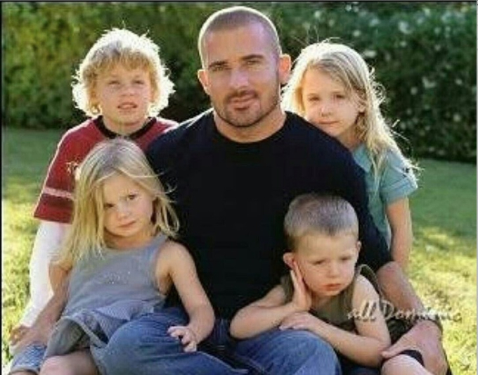 Dominic Purcell có 4 người con từ cuộc hôn nhân đầu tiên