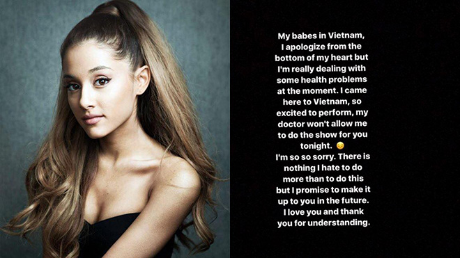 Ariana đã gửi lời xin lỗi fan trước, còn Ngọt thì không như vậy