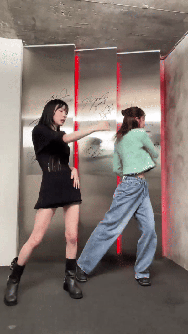   Hai nữ nghệ sĩ có màn thể hiện dance challenge với ca khúc To.X của Taeyeon   