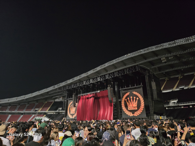 Sân khấu trình diễn của Bruno Mars trong 2 đêm ở Thái Lan.