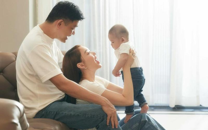 Gia đình nhỏ hạnh phúc của nữ diễn viên Minh Hằng hiện tại