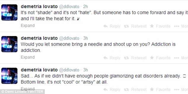 Demi Lovato từng lên tiếng phản đối sân khấu nôn mửa của Lady Gaga