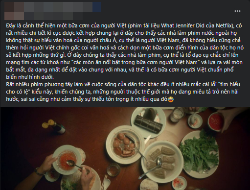 Khán giả chỉ trích bữa cơm Việt 