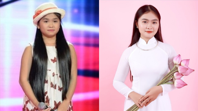 Năm 2014, cô gây chú ý khi xuất hiện tại vòng Giấu mặt cuộc thi The Voice Kids - Giọng hát Việt nhí mùa 2