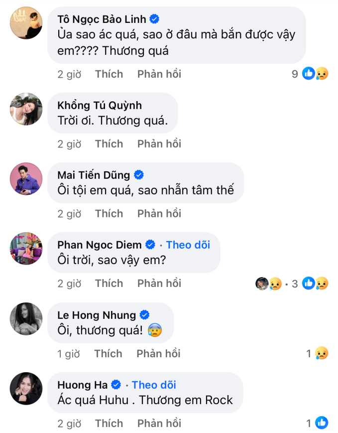 Nhiều sao Việt gửi lời động viên đến nàng hậu