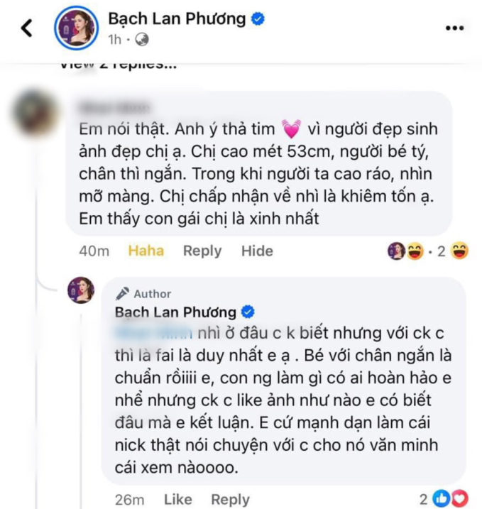 Bạch Lan Phương lên tiếng bày tỏ sự bức xúc khi bị đồn chia tay, miệt thị ngoại hình