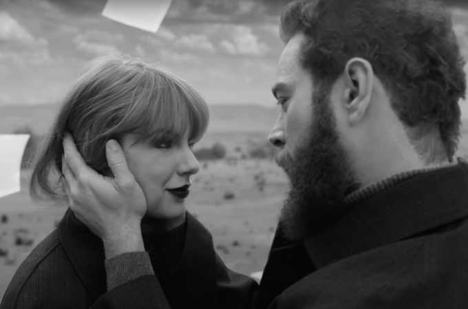Taylor Swift tình tứ cùng Post Malone trong MV Fortnight