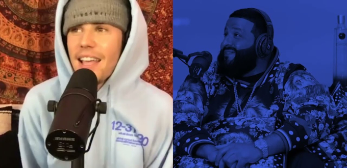 Justin Bieber trên sóng podcast cùng DJ Khaled