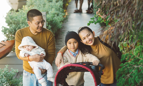 Năm 2015, Kim Hiền sang Mỹ định cư khi mang thai nhóc tỳ thứ 2