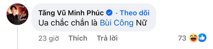 Tăng Phúc cũng không thua kém