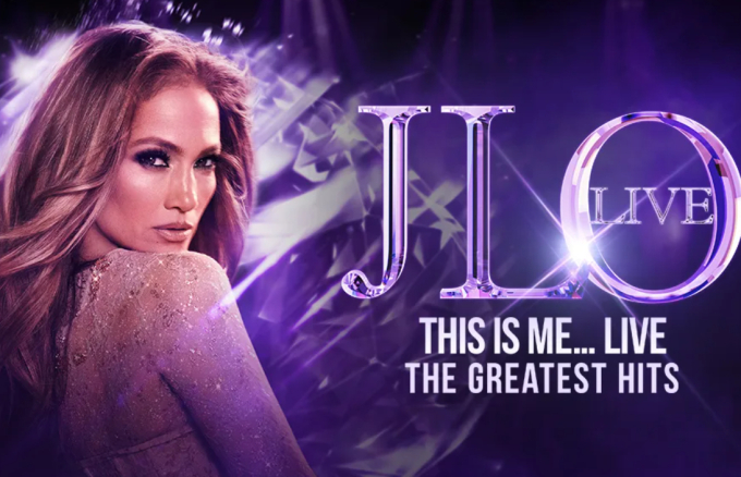 Poster giới thiệu tour diễn của J.Lo.