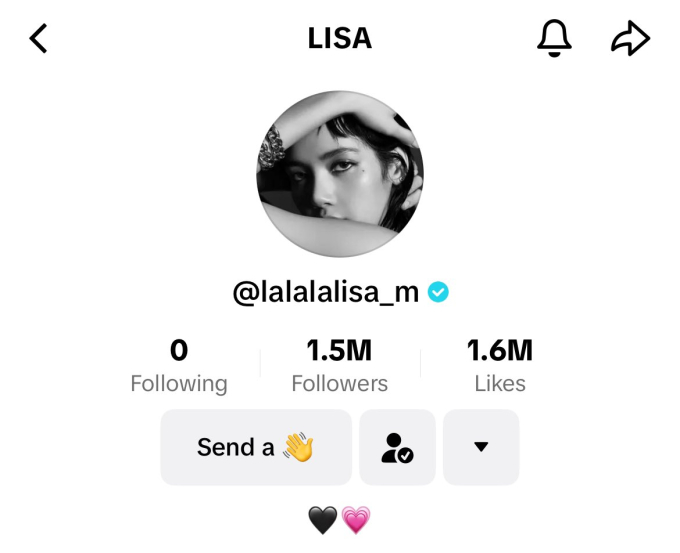   Lisa đạt 1 triệu người theo dõi sau 2 tiếng 18 phút   