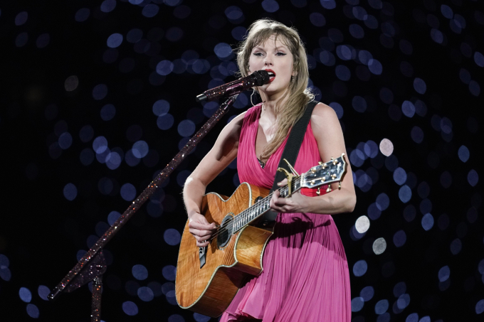 Taylor Swift tại show diễn ở Munich vừa qua.