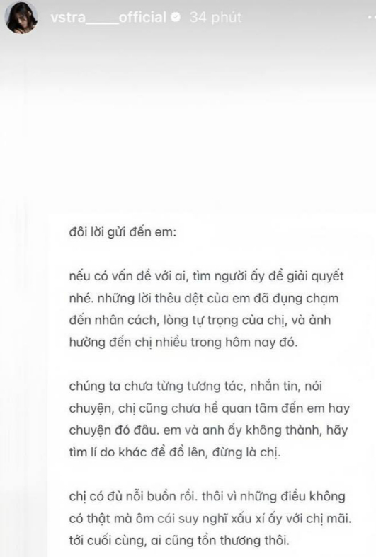 VSTRA sau đó đã có động thái nhắn gửi đến cô gái tố Obito