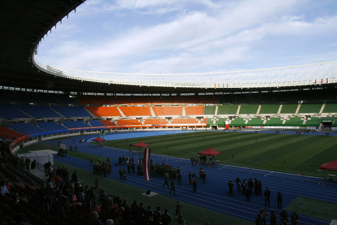 SVĐ Ernst-Happel-Stadion nơi diễn ra The Eras Tour Vienna, đồng thời là điểm nhắm đến của khủng bố.