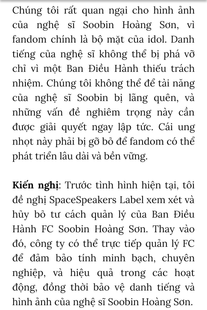 Nội bộ fan SOOBIN “chiến” nhau cực căng: FC làm việc thiếu minh bạch, tự tiện thu tiền dù sự kiện miễn phí?