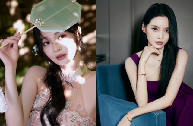 2 mỹ nhân sinh năm 1998 Chu Khiết Quỳnh (trái) và Tôn Y Hàm phủ nhận có mối quan hệ tình ái với nam diễn viên 10X