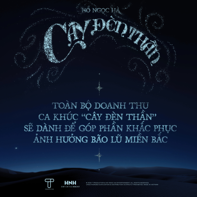   Thông báo chính thức từ nữ ca sĩ Hồ Ngọc Hà trên trang cá nhân   