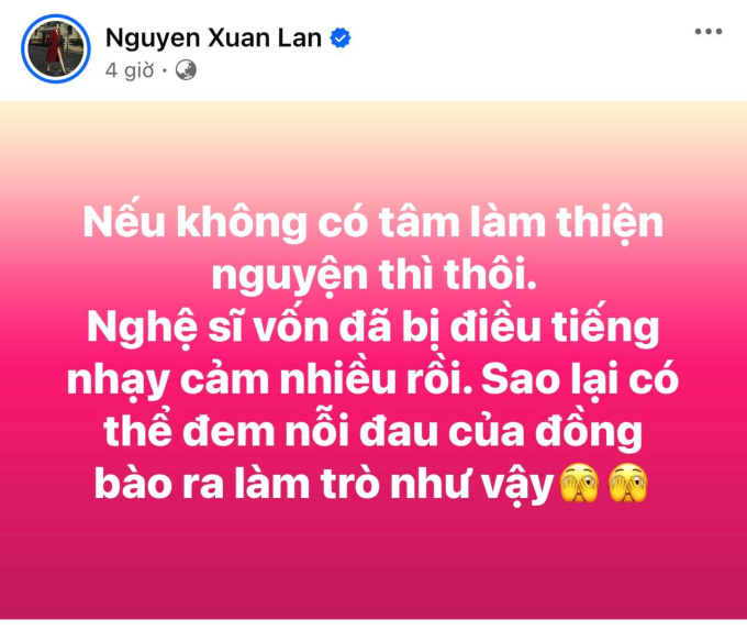 Xuân Lan lộ diện sau cuộc khẩu chiến cực căng với Anh Thư