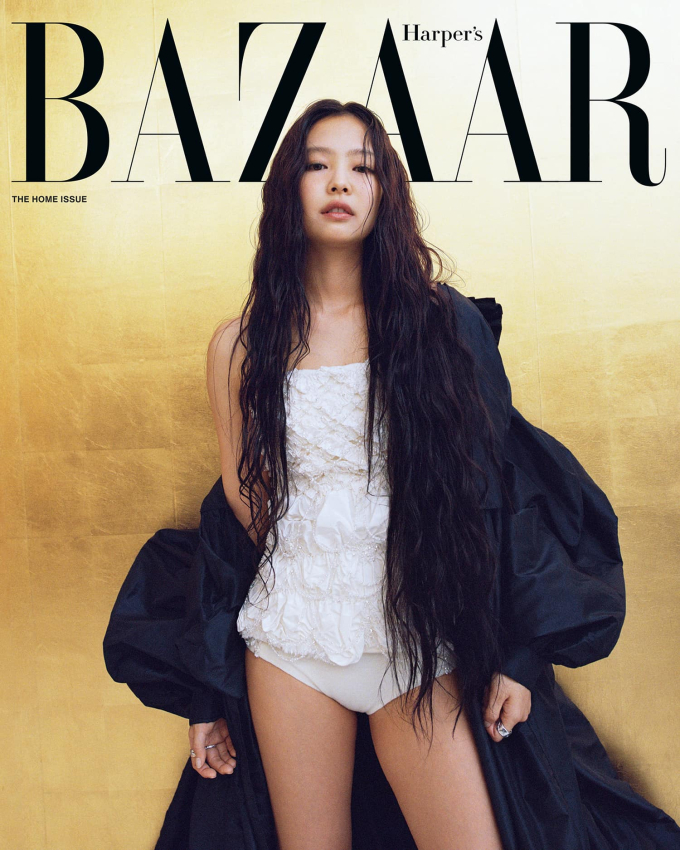 Jennie trên trang bìa Harper's Bazaar Mỹ tháng 10/2024