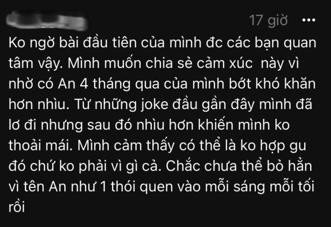 Bài đăng chia sẻ nhận về nhiều lượt thảo luận liên quan đến Negav